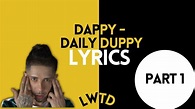 Dappy - Daily Duppy (Lyrics) - YouTube