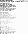 Bruce Springsteen song: Ballad Of Easy Rider, lyrics