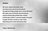 Aniara - Aniara Poem by Harry Martinson