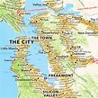 San Francisco Bay Area map according to Urban Dictionary | Boing Boing ...