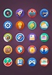 120+ Free Flat Icon Sets on Behance
