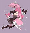 My Melody and Kuromi by Mya-0 | Melody hello kitty, Hello kitty my ...