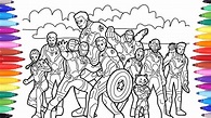 Vengadores: Endgame 10 Dibujos Faciles Para Dibujar Para Colorear ...