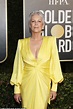 Golden Globe Awards 2021: Jamie Lee Curtis wears yellow gown on the red ...