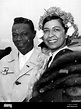 Musician Nat King Cole with wife Maria Hawkins Ellington Stock Photo ...