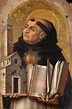 Saint Thomas Aquinas, 1476 Painting by Carlo Crivelli - Fine Art America