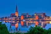 Rostock by Night Foto & Bild | deutschland, europe, mecklenburg ...
