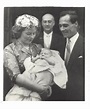 The baptism of Prince Nikola of Yugoslavia with his parents, Prince ...