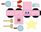 PaperToy_Kirby | Paper doll template, Papercraft templates, Paper crafts