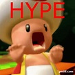 Toad Hype Hype GIF - Toad Hype Hype Mario Bros - Discover & Share GIFs