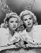 Lee and Lyn Wilde (The Wilde Twins) 1940's Actresses | 1940s hairstyles ...