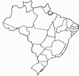 Mapa do Brasil para colorir e imprimir - Seu Saber