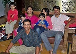 Rahul Dravid: Rahul Dravid with his family photo