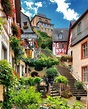 The small village of Beilstein, Rhineland-Palatinate, Germany ...