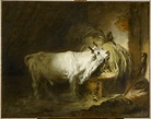 Le Taureau blanc à l'étable. - Louvre Collections
