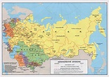Large administrative divisions map of Soviet Union – 1974 | Vidiani.com ...