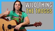 Easy Wild Thing Guitar Lesson for BEGINNERS // Strumming & Lick - YouTube