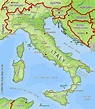 Italia en el mapa mundial: países circundantes y ubicación en el mapa ...
