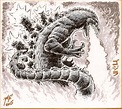 Godzilla 1954 sketch by KaijuSamurai on DeviantArt