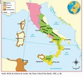 Veredas do Tempo: Mapa: Povoadores da Península Itálica (500 AEC)