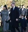 Los Duques de Cambridge con sus hijos Jorge y Carlota en la Misa de ...