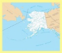 Alaska Map With Rivers - World Map