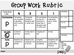 Group Work Rubric by Elena Weiss | Teachers Pay Teachers