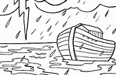 Arca de Noé : Gênesis 8. | Desenhos bíblicos para imprimir, Desenhos ...