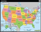 Print Out A Blank Map Of The Us And Have The Kids Color In States | Kid ...