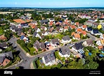 German suburb, aerial photo Stock Photo - Alamy