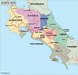 costa rica political map | Order and download costa rica political map
