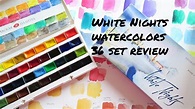 St. Petersburg White Nights Watercolors 36 Pans Review - YouTube