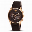 Emporio Armani Men's AR5890 Brown Sport Chronograph Watch — Armani Watches