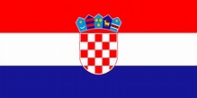 Bandeira da Croácia • Bandeiras do Mundo