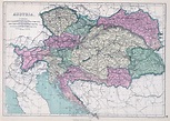 1873 Map of Austria-Hungary | Map, Old maps, Hungary