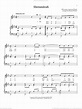 Shenandoah sheet music for voice and piano [PDF-interactive]