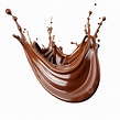 Chocolate Splash With Droplets, Chocolate, Chocolate Splash, Splash PNG ...