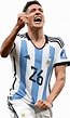 Nahuel Molina Argentina football render - FootyRenders