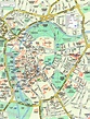 Cambridge map - Cambridge (England, UK) town centre major historical ...