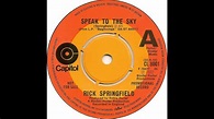 Rick Springfield * Speak To The Sky 1972 HQ - YouTube