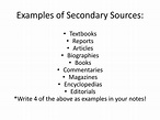 Determine Which Secondary Sources Are Reliable and Which Are Unreliable