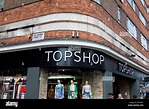 LONDON, UK - JULY 31th 2018: Topshop clothing store shop front on ...