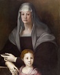 Portrait of Maria Salviati de' Medici with Giulia de' Medici Painting ...