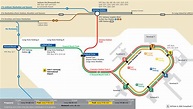 Plan et carte des aéroports et terminaux de New York