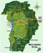 Mapa da bacia do rio Paraguai no Brasil. Fonte: Ecoa (2014). | Download ...