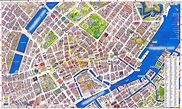 Copenhagen Maps Denmark Maps Of Copenhagen Inside Printable Tourist ...