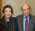 Prince Michel of Bourbon-Parma (1926 – 2018) and his second wife and ...