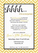 Wording for Surprise Birthday Party Invitations | Birthday party ...