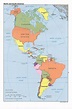 Map of the Americas 1996 - Full size