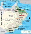 Oman Large Color Map
